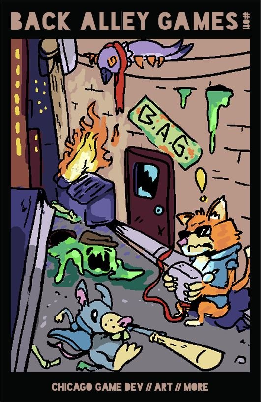 back alley games issue 11 A magazine cover