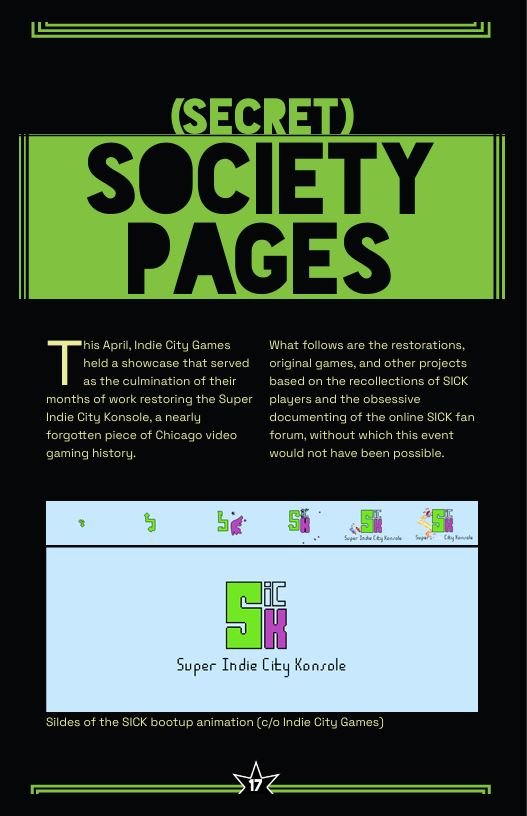 back alley games issue 11 A magazine page